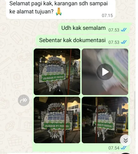 Pengiriman Papan Bunga Selamat Kaligawe Gayamsari