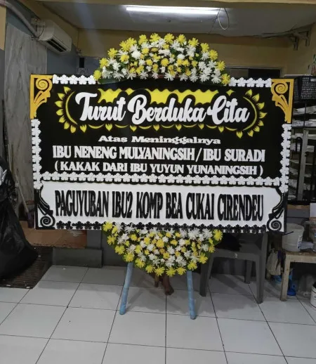 Papan Bunga Duka Kaligawe Gayamsari